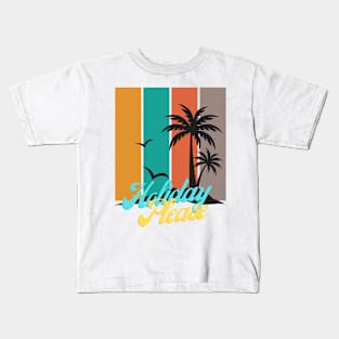 Retro Holiday Please Kids T-Shirt